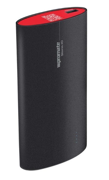Promate Storm.10, Black внешний аккумулятор00007485 Promate Storm.10, Black внешний аккумулятор00007485Инновация и дизайн - вот что представляет собой Storm.10 - мощный портативный аккумулятор для подзарядки емкостью 10 000 mAh., который будет незаменимым помощником тогда, когда рядом нет электрических розеток, а заряд Вашего телефона вот вот закончится. Корпус создан из экологически чистых материалов, а литиево-ионная батарея гарантирует полную зарядку iPhone 5-6 раз. Что отличает этот аккумулятор от других - так это уникальная технология, которая позволяет оценить оставшуюся мощность батареи - достаточно немного потрясти прибор. Все эти инновации, вместе с компактным дизайном делают этот аккумулятор ультра-портативным и ультра-модным. Для тех, кто не сидит на месте. Storm.10 позволяет Вам жить без ограничений, не заботясь о том, где найти подзарядку для Вашего смартфона.