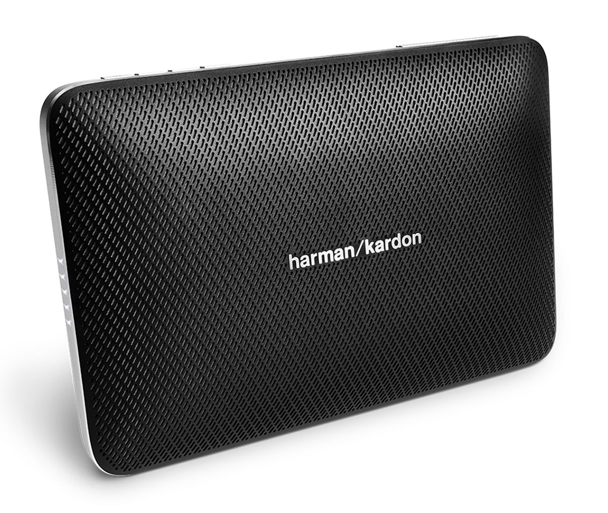 Harman Kardon Esquire 2, Black портативная акустическая системаHKESQUIRE2BLK Harman Kardon Esquire 2, Black портативная акустическая системаHKESQUIRE2BLKHarman Kardon Esquire 2 - беспроводная Bluetooth-колонка, ставшая сосредоточением мастерства и производительности, высококачественных материалов и современных возможностей. Данная модель обеспечивает богатое высококлассное звучание благодаря передовым разработкам в акустике и четырем профессионально настроенным динамикам. Эта портативная колонка обладает технологией Bluetooth для беспроводного соединения, а также USB-портом для подзарядки телефонов и других устройств. Еще одно отличие Esquire 2 - беспрецедентная система конференцсвязи. Под цельным алюминиевым корпусом расположились четыре микрофона с технологией эхо- и шумпоподавления VoiceLogic с окружающим звучанием 360 градусов. Вы услышите все до последней буквы – даже в самых шумных местах. Исполненный в тонком форм-факторе и невесомом дизайне, Esquire 2 легко скользнет в чемодан или сумочку, но также станет центром притяжения в конференц-зале. Необязательно все время...