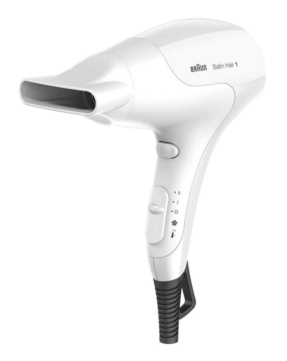 Braun HD 180, White фен81502113 Braun HD 180, White фен81502113Фен Braun HD 180 имеет удобную насадку-концентратор, которая позволяет максимально точно направить поток воздуха на укладываемую прядь, что делает укладку более аккуратной. В модели есть три температурных режима: горячий и теплый, а также холодный воздух для закрепления прически. Скорость воздушного потока выбирается отдельно от температуры: это позволит вам подобрать оптимальный для ваших волос режим. Равномерное распределения тепла предотвращает пересушивание и обеспечивает быструю сушку.