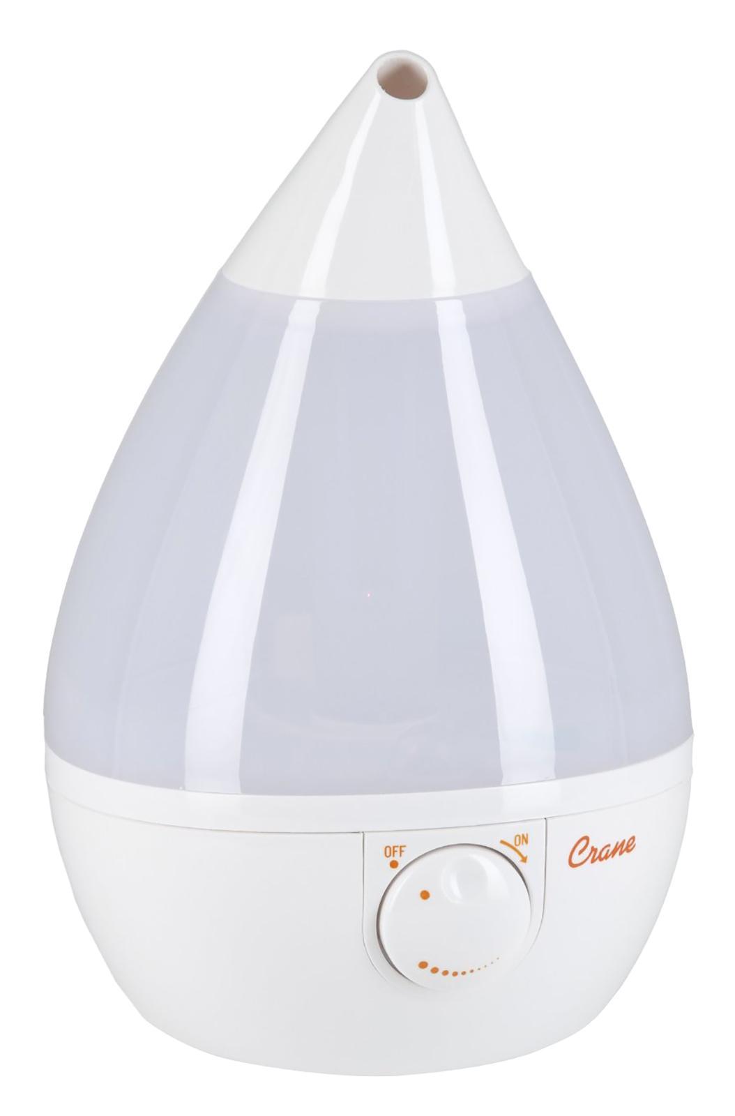 Crane EE-5301 Капля, White увлажнитель воздуха854689001687 Crane EE-5301 Капля, White увлажнитель воздуха854689001687Ультразвуковой увлажнитель воздуха Капля выполнен в белом цвете. Водяной туман выходит из носика прибора, который вращается на 360°. Интенсивность выхода пара регулируется при помощи поворотного выключателя. Световой индикатор работы прибора сигнализирует о том, что прибор включен.