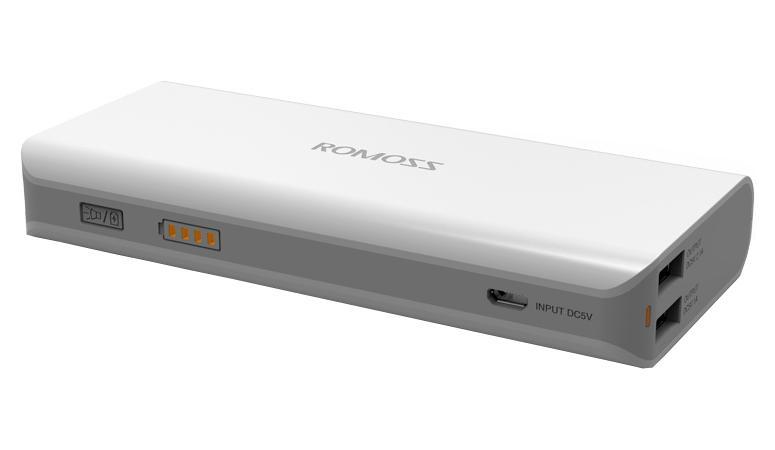 Romoss Sailing 4, White внешний аккумулятор00000008790 Romoss Sailing 4, White внешний аккумулятор00000008790Портативное зарядное устройство Romoss Sailing 4 (10400 мАч). Если Вы часто путешествуете или постоянно находитесь в дороге, то самым оптимальным вариантом станет приобретение Romoss Sailing 4. Этот внешний аккумулятор имеет емкость 10400 мАч. В любое время и в любом месте Вы сможете зарядить свой смартфон и планшет. Он имеет 2 USB выхода и может заряжать 2 устройства одновременно. Есть возможность быстрой зарядки вашего планшета через порт 2,1 А. OMOSS sailing 4 позволяет подзарядить телефон или другое мобильное устройство в любом месте, где нет доступа к электричеству. Данная модель имеет высокую емкость, режим автоматического отключения и долгий период сохранения заряда. Оно отлично подходит для походов, путешествий и для тех случаев, когда не хватает емкости стандартного аккумулятора. Данная модель имеет встроенный фонарик. Устройство имеет 2 порта USB, позволяющие одновременно заряжать 2 ваших гаджета. Идеально подходит для зарядки телефонов, плашшетов, электронных...