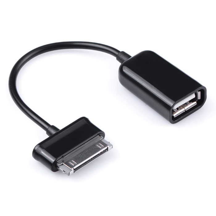 Greenconnect GC-GTC02, Black адаптер-переходник для Samsung GalaxyGC-GTC02 Greenconnect GC-GTC02, Black адаптер-переходник для Samsung GalaxyGC-GTC02Greenconnect GC-GTC02 - это адаптер-переходник, который позволяет подключать периферийные USB-устройства к планшетам Samsung Galaxy, имеющим разъем 30pin. Экранирование кабеля позволит защитить сигнал при передаче от влияния внешних полей, способных создать помехи.