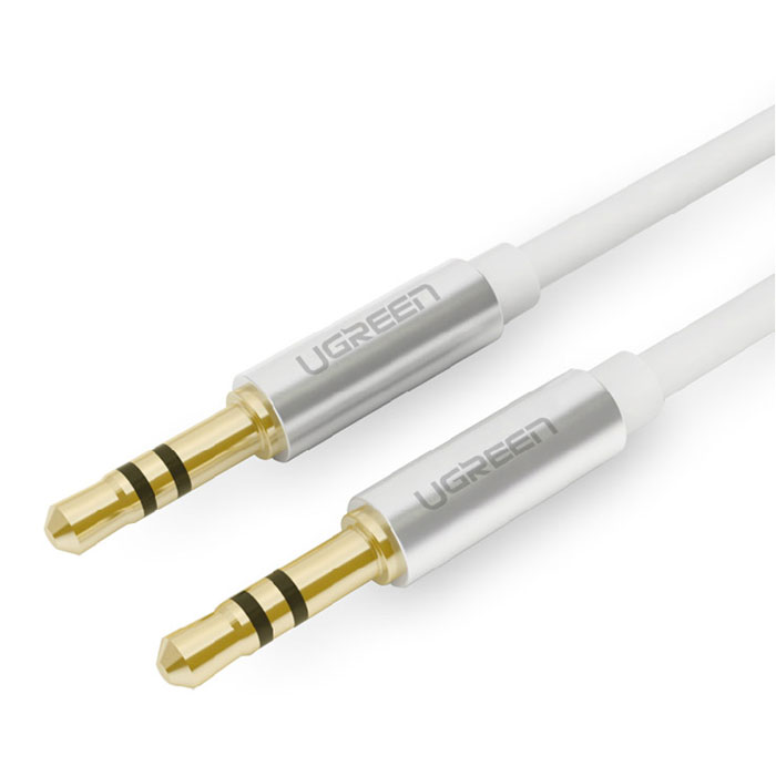 Ugreen UG-10750, White аудиокабельUG-10750 Ugreen UG-10750, White аудиокабельUG-10750Аудиокабель Ugreen UG-10750 имеет мягкую оболочку и стильные металлические соединители. Прекрасное качество исполнения и экранирования позволит избежать влияния помех при передаче сигнала. Он может быть использован для подключения например, гарнитуры с MP3-плеером, компьютером, DVD, TV, в которых есть данный аудиоразъем. Экранирование кабеля позволит защитить сигнал при передаче от влияния внешних полей. Материал оболочки: ПВХ