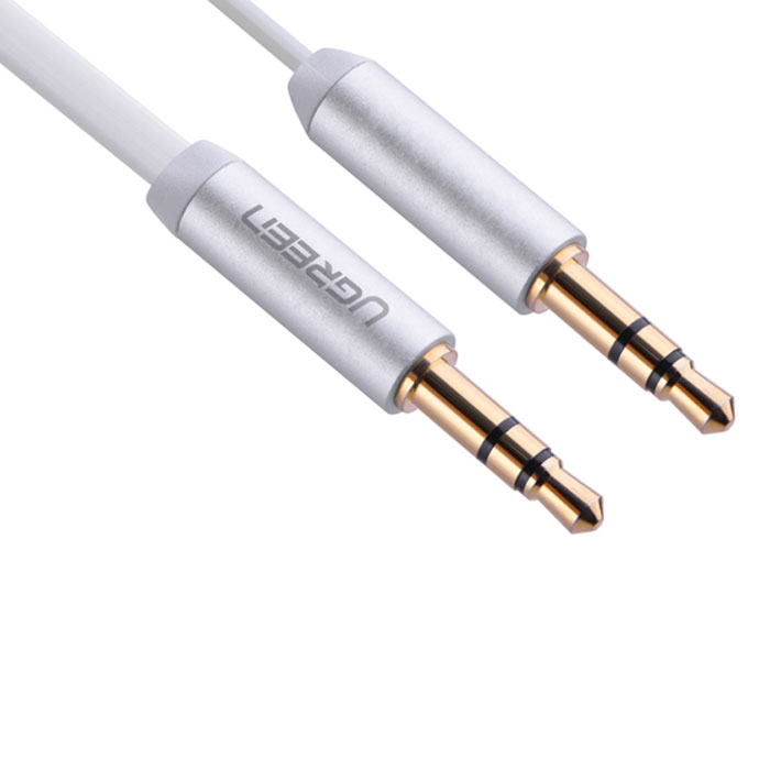 Ugreen UG-10762, White аудиокабельUG-10762 Ugreen UG-10762, White аудиокабельUG-10762Аудиокабель Ugreen UG-10762 имеет мягкую оболочку и стильные металлические соединители. Прекрасное качество исполнения и экранирования позволит избежать влияния помех при передаче сигнала. Он может быть использован для подключения например, гарнитуры с MP3-плеером, компьютером, DVD, TV, в которых есть данный аудиоразъем. Экранирование кабеля позволит защитить сигнал при передаче от влияния внешних полей. Материал оболочки: ПВХ