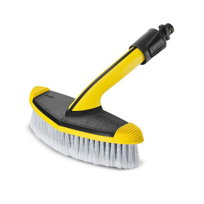Karcher WB 60 мягкая щетка26432330 Karcher WB 60 мягкая щетка26432330Мягкая щетка Karcher WB 60 прекрасно подходит для очистки площадей больших размеров, например, кузовов автомобилей и жилых прицепов, лодок, зимних садов, рольставней. Отличается мягкой, не повреждающей поверхности щетиной, высокой производительностью благодаря большой ширине (248 мм), наличием кольца для защиты от царапин, накидной гайки для надежной стыковки с пистолетом и резинового скребка для удаления стойких загрязнений (например, следов насекомых). Работа облегчается благодаря эргономичной форме ручки. Подходит к бытовым аппаратам высокого давления.
