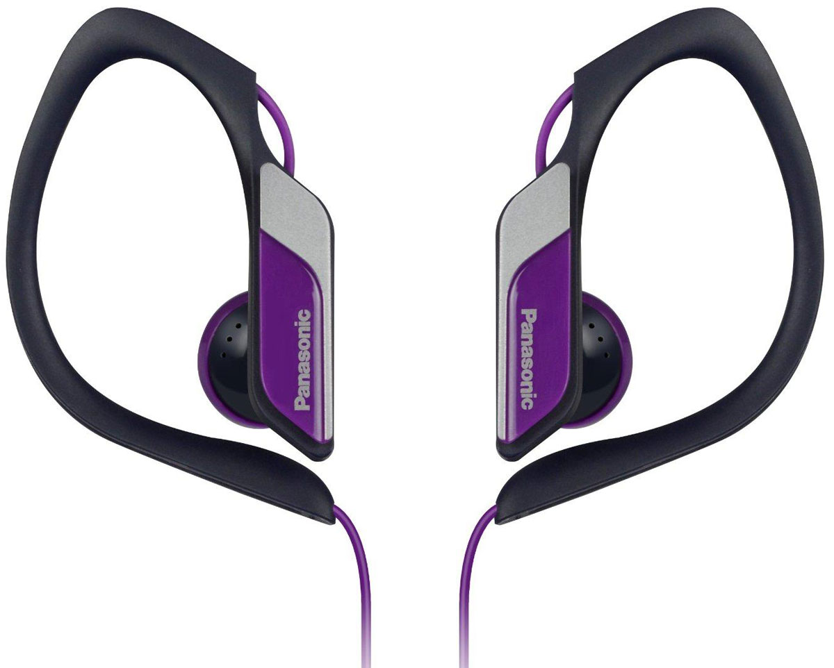 Panasonic RP-HS34E-V, Violet наушникиRP-HS34E-V Panasonic RP-HS34E-V, Violet наушникиRP-HS34E-VPanasonic RP-HS34E надёжно крепятся на ухе, а провод пропущен с задней стороны, поэтому наушники не сваливаются во время занятий спортом, а помехи сводятся к минимуму, что обеспечивает прекрасный звук. Благодаря своей водонепроницаемости они прекрасно подходят для занятий спортом. Зажим HS34 плотно крепится на ухе, а положение внутренней поверхности настраивается для комфортного использования. Разные цвета позволяют сочетать наушники со спортивным костюмом и обувью.