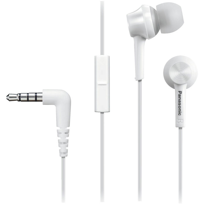 Panasonic RP-TCM105E-W, White наушникиRP-TCM105E-W Panasonic RP-TCM105E-W, White наушникиRP-TCM105E-WНаушники-вкладыши с линейным микрофоном Panasonic RP-TCM105E обеспечивают удобство использования со смартфоном, воспроизводя чистый звук с превосходной изоляцией от шума. Вкладыши ТСМ105 плотно и удобно сидят в ухе. Благодаря плотному прилеганию обеспечивается изоляция от внешних звуков, что позволяет получить от прослушивания музыки максимум удовольствия. Вспомогательный микрофон и функция дистанционного управления модели совместимы с устройствами iPhone, BlackBerry и Android. Это означает, что они не только прекрасно подходят для прослушивания музыки с вашего смартфона, но и позволяют использовать свои микрофоны для разговоров по нему.