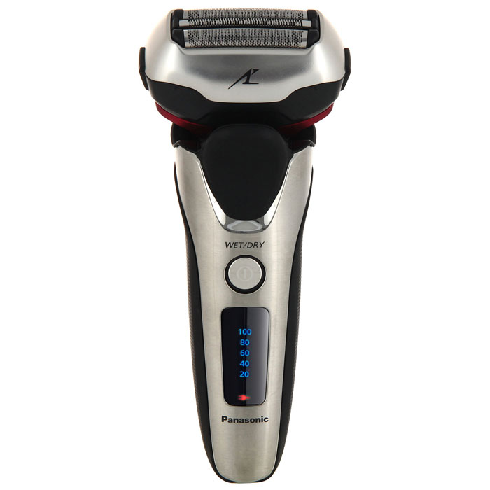 Panasonic ES-LT8N-S820 электробритваES-LT8N-S820 Panasonic ES-LT8N-S820 электробритваES-LT8N-S820Электробритва Panasonic ES-LT8N-S820 оснащена сенсором, определяющим плотность щетины и автоматически изменяющим амплитуду движения внутренних лезвий. Мультиподвижная вращающаяся головка совершает движения во всех возможных направлениях. Бритвенная система из 3 независимых дугообразных сеток обеспечивает чистое и бережное бритье благодаря вертикальным вибрациям бритвенной головки. Внутренние лезвия изготовлены из японской стали с заточкой 30 градусов. Лезвие обратно-конической формы захватывает и срезает даже прижатые к коже волоски под подбородком. Встроенный откидной триммер оборудован лезвиями, заточенными под углом 45 градусов для максимально чистого бритья. Также Panasonic ES-LT8N-S820 обладает системой автоматической самоочистки (очистка, дезинфекция, сушка) и зарядки. ЖК-дисплей имеет 6 символов индикации уровня зарядки и ее статуса. Бритва оснащена долговечным литий-ионным аккумулятором, а быстрая 5-минутная зарядка позволяет осуществить 1 сеанс...