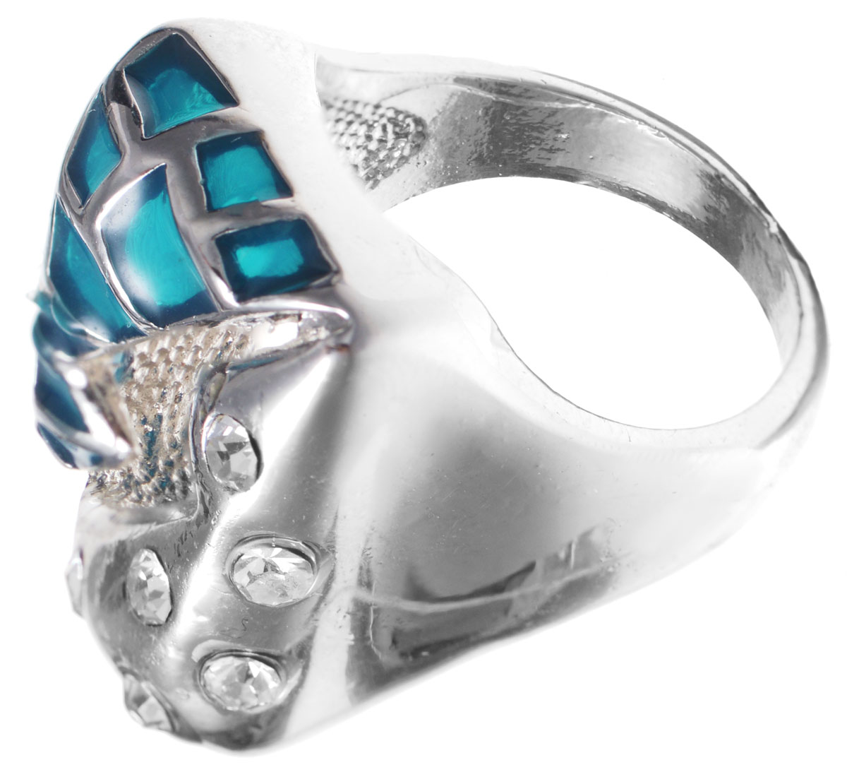 Кольцо Taya, цвет: синий, серебряный. Размер 19. T-B-8698T-B-8698-RING-BLUE Кольцо Taya, цвет: синий, серебряный. Размер 19. T-B-8698T-B-8698-RING-BLUEОригинальное кольцо Taya выполнено из бижутерийного сплава, дополнено вставками из сияющих камней и стекла. Стильное кольцо придаст вашему образу изюминку, подчеркнет индивидуальность.