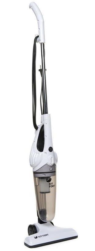 Kitfort KT-510, White вертикальный пылесосKT-510 Kitfort KT-510, White вертикальный пылесосKT-510Вертикальный пылесос удобен при уборке больших площадей, например, загородных домов и коттеджей. Он незаменим в доме, офисе, отеле, на даче. Конструкция «2 в 1» предусматривает наличие ручного пылесоса, который удобно использовать отдельно. К ручному пылесосу достаточно подсоединить удлинительную ручку, и он превращается в вертикальный пылесос Одно из главных достоинств вертикального пылесоса — это компактность. В отличие от обычного пылесоса, который нужно перед уборкой доставать и собирать, вертикальный пылесос всегда готов к работе. При хранении он занимает гораздо меньше свободного места, а во время работы благодаря своей маневренности может легко вписаться в узкий коридор или комнату, заполненную различными предметами. Для владельцев небольших квартир, которые сталкиваются с проблемой, где же хранить пылесос, приобретение вертикальной модели с вытянутой вверх конструкцией будет оптимальным вариантом. После снятия ручки вертикальный...