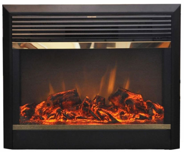 RealFlame MoonBlaze S BR электроочагMoonBlaze S BR RealFlame MoonBlaze S BR электроочагMoonBlaze S BRЭлектрический очаг RealFlame MoonBlaze S BL со звуком (регулируется). Предназначен для встраивания в обрамления под широкий очаг. С потрясающим эффектом пламени и муляжом прогоревших дров, расположенных за стеклом. С помощью регулятора яркости огня можно задать желаемую яркость пламени. Нагреватель с поддувом спрятан в верхней части очага и обеспечивает обогрев в холодную погоду. Переключатель позволяет включать на полную или половинную мощность. Габариты встраиваемые: 66 см х 84 см х 25 см