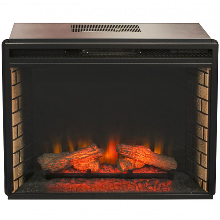 RealFlame Epsilon 26 электроочаг декоративныйEpsilon 26 RealFlame Epsilon 26 электроочаг декоративныйEpsilon 26Многофункциональный электрический очаг RealFlame Epsilon 26 с дистанционным управлением предназначен для встраивания в обрамления. Данная модель имеет обогреватель мощностью до 1,7 кВт и термостат для поддержания заданной температуры, а также таймер на отключение (до 9 часов). Энергосберегающая светодиодная технология Реалистичные дрова и угли Индикаторы загораются при каждом действии и гаснут через 4 секунды Цифровой индикатор температуры 3 уровня подсветки 5 уровней яркости Индикаторы управляются как с пульта, так и вручную Регулируется подсветка кирпичной кладки Размер очага: 26