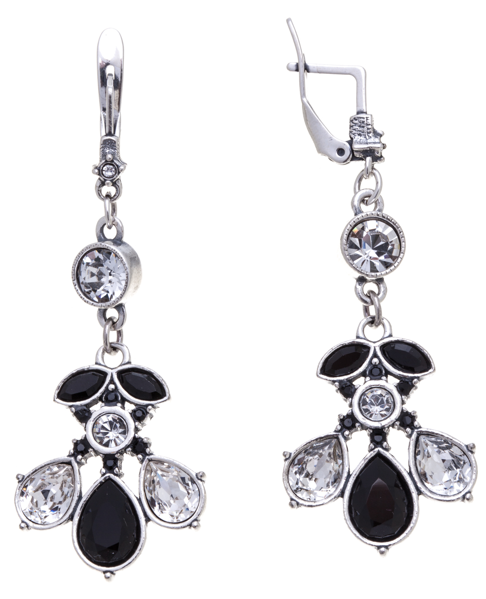 Серьги Jenavi Пастель. Инд, цвет: серебряный, черный. k32431k7k3243106 Серьги Jenavi Пастель. Инд, цвет: серебряный, черный. k32431k7k3243106Оригинальные серьги Jenavi из коллекции Пастель. Инд изготовлены из гипоаллергенного ювелирного сплава с покрытием из черненого серебра. Изделие застегивается на английский замок, который надежно зафиксирует серьги. Стильные серьги оформлены вставками из сверкающих кристаллов Swarovski.