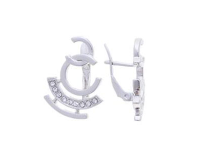 Серьги Jenavi Инсария, цвет: серебряный. f499f100f499f100 Серьги Jenavi Инсария, цвет: серебряный. f499f100f499f100Стильные серьги Jenavi Инсария выполнены из гипоаллергенного ювелирного сплава с серебрением и родированием, оформлены кристаллами Swarovski. Изделие оснащено английский замком, который надежно зафиксирует сережку. Оригинальные серьги Jenavi Инсария помогут дополнить любой образ и привнести в него завершающий яркий штрих.