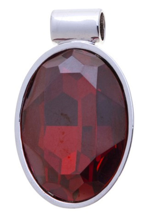 Подвеска Jenavi Рютур, цвет: серебряный, красный. k285f316k285f316 Подвеска Jenavi Рютур, цвет: серебряный, красный. k285f316k285f316Подвеска Jenavi Рютур выполнена из гипоаллергенного ювелирного сплава, оформлена покрытием из серебра и родия. Подвеска овальной формы дополнена граненым кристаллом Swarovski. Изделие имеет отверстие, которое позволит использовать шнур или цепочку любого диаметра. Подвеска Jenavi Рютур поможет дополнить любой образ и привнести в него завершающий яркий штрих.