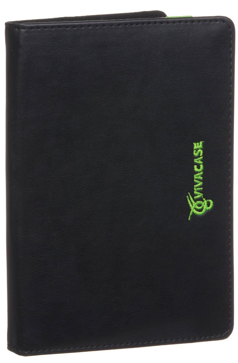 Vivacase Neon чехол-обложка для устройств 6, Black Green (VUC-CN006-bg)VUC-CN006-bg Vivacase Neon чехол-обложка для устройств 6, Black Green (VUC-CN006-bg)VUC-CN006-bgУниверсальный чехол-обложка Viva Neon для устройств с диагональю 6 изготовлен из искусственной кожи. Мягкая подкладка графитового цвета приятна на ощупь и предотвращает появление царапин на корпусе и дисплее. Резиновое крепление позволяет надежно зафиксировать электронное устройство внутри. Закрытым чехол удерживает широкая резинка неонового цвета, служащая ярким цветовым акцентом и выделяющая чехол на фоне других.
