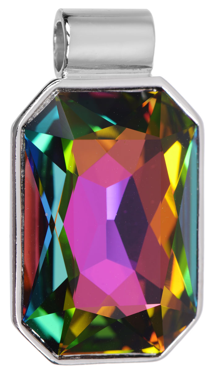 Подвеска Jenavi Арлата, цвет: серебряный, мультиколор. k287f370k287f370 Подвеска Jenavi Арлата, цвет: серебряный, мультиколор. k287f370k287f370Подвеска Jenavi Арлата выполнена из гипоаллергенного ювелирного сплава, оформлена покрытием из серебра и родия. Подвеска восьмиугольной формы дополнена граненым кристаллом Swarovski. Изделие имеет отверстие, которое позволит использовать шнур или цепочку любого диаметра. Подвеска Jenavi Арлата поможет дополнить любой образ и привнести в него завершающий яркий штрих.