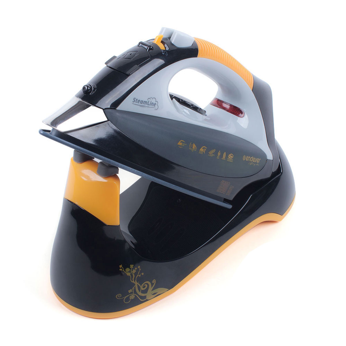 Endever Skysteam-707 утюгEndever Skysteam-707 Endever Skysteam-707 утюгEndever Skysteam-707Хит линейки утюгов и парогенераторов - Endever SkySteam-707! Беспроводная технология - новейшая разработка, призванная вывести использование такого привычного прибора, как утюг, на новой уровень. Теперь не нужно постоянно отвлекаться на шнур, процесс глажения становится легким и приятным. При своей инновационности, беспроводной утюг сохранил все необходимые и незаменимые функции: керамическая подошва Super Glissade, вертикальное отпаривание, мелкодисперсионное разбрызгивание, противокапельная система, система защиты от накипи, система самоочистки, функция сухого глажения, удобная ручка, большое отверстие для залива воды, желобок для пуговиц.