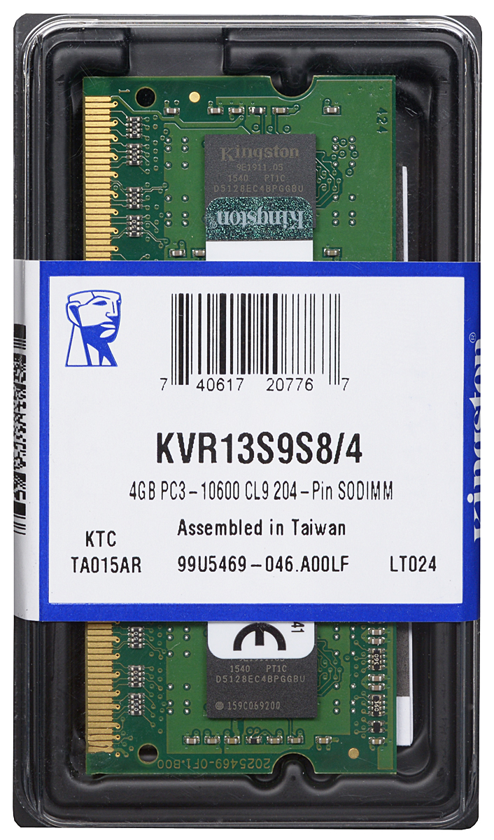 Kingston DDR3 4GB 1333     (KVR13S9S8/4) - KingstonKVR13S9S8/4   Kingston  DDR3       (   DDR2)      .      1,5 .     8    .   4      ,    ,     .      1333    ,   10666 /,        ,         .   9-9-9     . ValueRAM Kingston -   ,      ,        Kingston.