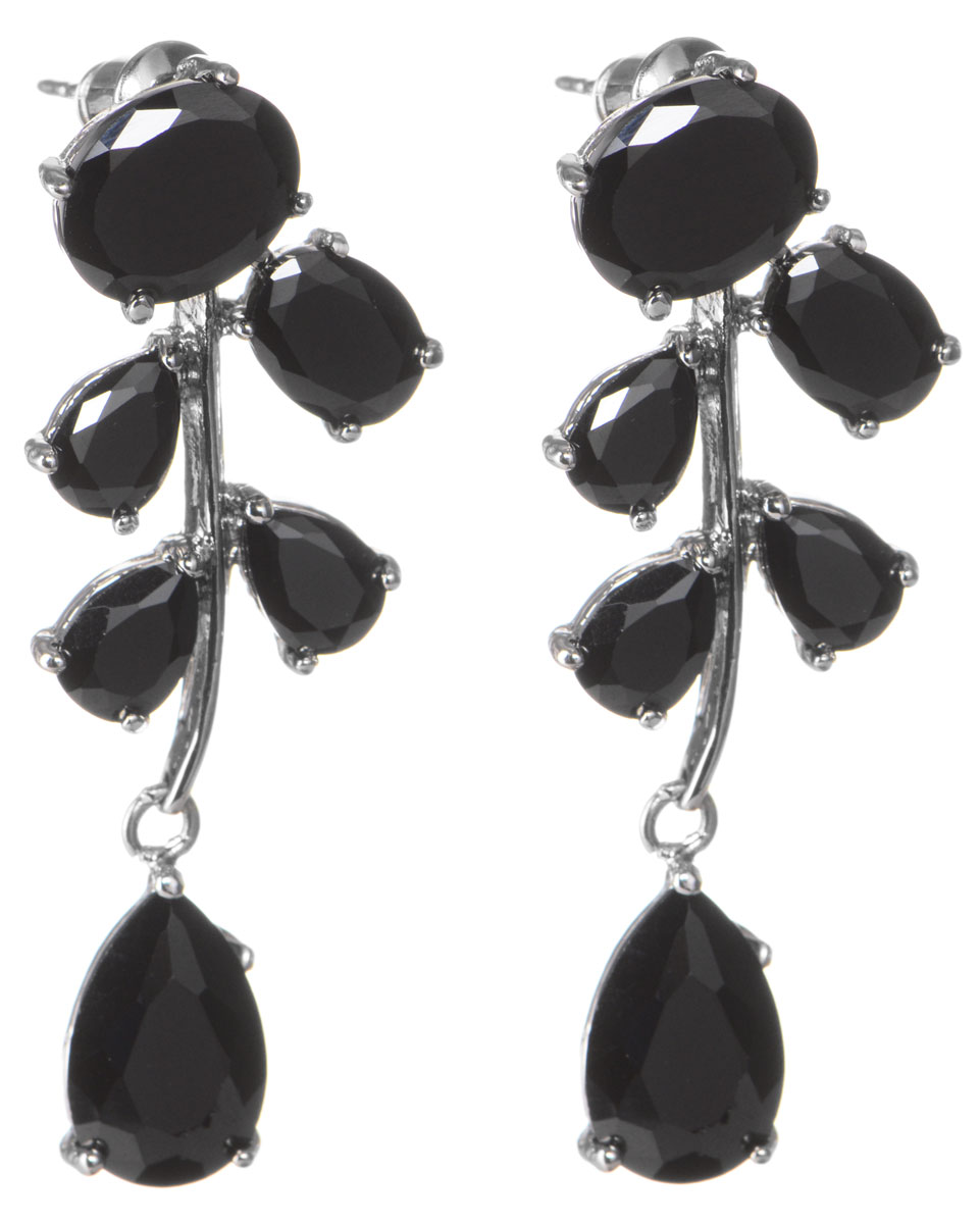 Серьги Taya, цвет: черный. T-B-7695T-B-7695-EARR-BLACK Серьги Taya, цвет: черный. T-B-7695T-B-7695-EARR-BLACKЭлегантные серьги современного дизайна Taya изготовлены металлического сплава. Серьги оформлены гранеными вставками из стекла и оформлены подвеской каплевидной формы. В качестве основания изделия используется замок-гвоздик, который надежно зафиксирует сережку. Элегантные серьги помогут дополнить любой образ и привнести в него завершающий яркий штрих.