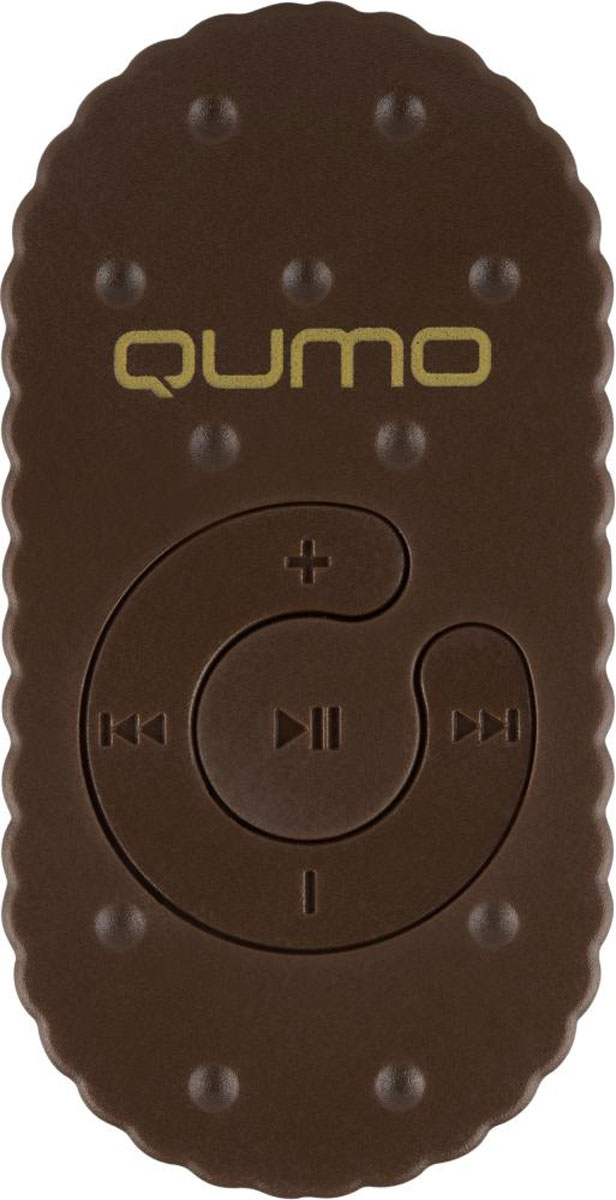 Qumo Biscuit, Chocolate MP3-плеер20570 Qumo Biscuit, Chocolate MP3-плеер20570Забавный плеер Qumo Biscuit выполнен в форме печеньки на самый требовательный вкус музыкальных гурманов. Простой в управлении, доступный по цене. В качестве источника файлов выступает microSD карта, а для подключения зарядки и синхронизации с компьютером предусмотрен вход microUSB.