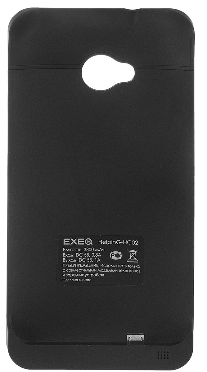 EXEQ HelpinG-HC02 чехол-аккумулятор для HTC One M7, Black (3300 мАч, клип-кейс)HelpinG-HC02 BL EXEQ HelpinG-HC02 чехол-аккумулятор для HTC One M7, Black (3300 мАч, клип-кейс)HelpinG-HC02 BLСтильный и компактный чехол-аккумулятор Exeq HelpinG-HC02 поможет надежно защитить ваш любимый смартфон от загрязнений, царапин и прочих повреждений, а встроенный аккумулятор емкостью в 3300 мАч позволит продлить часы работы смартфона. Смотрите видео, слушайте музыку или бесконечно долго разговаривайте по телефону - с HelpinG-HC02 ваш смартфон сможет многое! Благодаря компактным размерам и небольшому весу чехол-аккумулятор совсем незначительно увеличивает габариты смартфона и соответственно вес. Он станет прекрасным аксессуаром для тех, кто много пользуется смартфоном, а подзаряжать его забывает. Специальная конструкция Exeq HelpinG-HC02 с выдвижной верхней частью позволит удобно и надежно поместить телефон в чехол, а при необходимости, легко и быстро достать телефон из чехла. Хотя извлекать телефон из надежного аксессуара вам вряд ли понадобится – заряжать телефон можно непосредственно в чехле, подключив к нему зарядное устройство телефона и нажав кнопку...