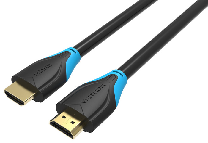 Vention High Speed v1.4 with Ethernet кабель HDMI (5 м)VAA-B01-L500 Vention High Speed v1.4 with Ethernet кабель HDMI (5 м)VAA-B01-L500Цифровой кабель Vention High Speed v1.4 предназначен для подключения источника видеосигнала и устройства отображения. Канал Ethernet позволяет нескольким устройствам работать в сети без необходимости подключения дополнительных проводов, а также напрямую обмениваться контентом, на скорости до 100 Мбит/сек. Кабель имеет пропускную способность до 10,2 Гб/сек, 3D-возможности, а также поддержку более чем 8 каналов аудио. Наличие обратного канала аудио устраняет необходимость в отдельном проводе для передачи звука в ресивер с телевизора или другого устройства, которое является одновременно источником аудио и видео. Тип оболочки: ПВХ Материал проводника: чистая бескислородная медь