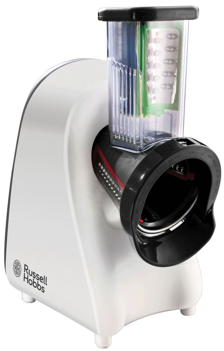 Russell Hobbs 22281-56 Aura Slice & Go овощерезка22281-56 Russell Hobbs 22281-56 Aura Slice & Go овощерезка22281-56Мультирезка Russell Hobbs Aura Slice & Go обладает множеством функций, которые сделают процесс приготовления быстрым и простым. Натереть морковь, нашинковать капусту для салата, мелко нарезать овощи для гарнира, натереть твердый сыр или даже приготовить десерт из замороженных фруктов! Просто выберите одну из трех насадок с цветовым обозначением, которая подходит под конкретный тип измельчения, нарезки или шинковки и наблюдайте, как ваша мультирезка с легкостью справляется с поставленной задачей. А на сладкое вы можете приготовить великолепный и здоровый десерт без добавления сахара, просто используйте специальную насадку и ваши любимые замороженные фрукты. Мультирезка Aura Slice & Go имеет встроенную систему хранения насадок, что обеспечивает компактное хранение на вашей кухне. Выбор из трех лезвий-насадок для нарезки, мелкого, крупного измельчения или шинковки. Удобная система хранения насадок внутри толкателя. В комплекте...