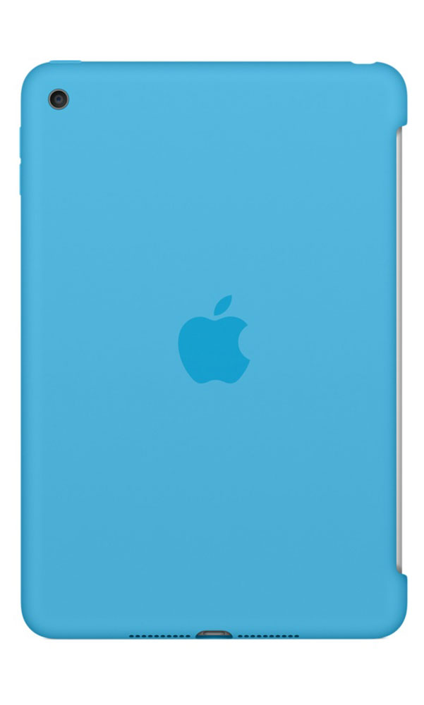 Apple Silicone Case чехол для iPad mini 4, BlueMLD32ZM/A Apple Silicone Case чехол для iPad mini 4, BlueMLD32ZM/AСиликоновый чехол защищает заднюю поверхность iPad mini 4 и идеально совместим со Smart Cover, чтобы ваше устройство было в безопасности с обеих сторон. Чехол с гладкой силиконовой поверхностью очень приятен на ощупь и надёжно оберегает iPad mini 4, сохраняя его корпус таким же тонким и изящным.