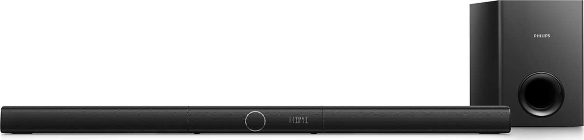 Philips HTL2183B/12 саундбарHTL2183B/12 Philips HTL2183B/12 саундбарHTL2183B/12Смотрите фильмы на телевизоре, наслаждаясь повышенной четкостью голоса и виртуальным объемным звучанием — или передавайте музыку в беспроводном режиме через Bluetooth. Выделенная АС центрального канала для непревзойденной четкости речи: АС центрального канала настроена на частоту воспроизведения голоса и направляет звук ближе к центру экрана. Она гарантирует чистое звучание, позволяя полностью погрузиться в просмотр кинофильма. Virtual Surround Sound гарантирует реалистичный звук при просмотре фильмов: Технология Virtual Surround Sound от Philips обеспечивает насыщенный, невероятно объемный звук как из пяти акустических систем, но с меньшим количеством АС. Высокотехнологичные пространственные алгоритмы точно воссоздают акустические характеристики, которые присущи идеальной 5.1-канальной среде. Любой высококачественный источник стереосигнала преобразуется в реалистичный, многоканальный объемный звук. Не нужно приобретать дополнительные...