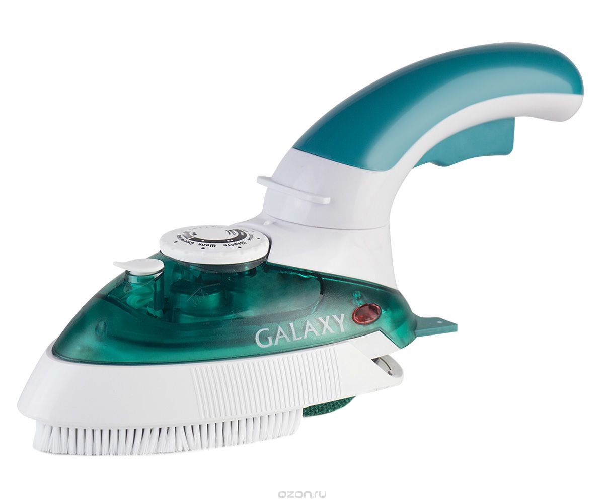 Galaxy GL6191 щетка паровая4650067301556 Galaxy GL6191 щетка паровая4650067301556Паровая щетка Galaxy GL6191 для отпаривания одежды – это оптимальный вариант для отпаривания деликатных и очень плотных тканей как в домашних условиях, так и в рабочих поездках. Легкое платье или деловой костюм – любая вещь будет выглядеть опрятно с таким помощником! Тонкое кружево, шелк, кашемир, трикотаж и многие другие типы тканей гладить утюгом просто опасно! Ворс быстро обгорает, и одежда начинает лосниться, а тонкие ткани можно попросту прожечь! В этом случае на помощь приходит паровая щетка Galaxy GL6191. Вы просто заливаете воду в резервуар и уже через несколько секунд прибор готов к работе! Мощный пар быстро и бережно разглаживает любые складки. Помимо одежды можно отпаривать шторы и портьеры, не снимая их с карниза, это очень удобно! Паровая щетка Galaxy GL6191 имеет специальную насадку, с помощью которой можно быстро и качественно почистить мебель и верхнюю одежду. Снимите насадку, поверните ручку на 90 градусов, и перед вами...