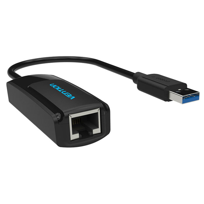 Vention USB 3.0-Gigabit Ethernet RJ45 сетевой адаптерVAS-J34 Vention USB 3.0-Gigabit Ethernet RJ45 сетевой адаптерVAS-J34Сетевой адаптер Vention USB 3.0-Gigabit Ethernet RJ45 позволяет добавить внешний сетевой разъем RJ45 на оборудовании с разъемом USB, для Ethernet-сетей со стандартами: 10BASE-T (10 Мбит/сек) 100BASE-T(x) (100 Мбит/сек) 1000BASE-T(x) (1 Гбит/сек) Совместим с ОС: MAC / 98SE / ME / VISTA / 2000 / XP / Windows Mobile 6 /Linux / Windows 98 / Win7/8. Поддерживает стандарт IEEE 802.3x Flow Control (управление потоком). Адаптер поддерживает технологию Plug and Play, тем самым, не требуя установки дополнительного программного обеспечения и драйверов. Контакты: никелированные Пропускная способность интерфейса: до 5 Гбит/сек Совместимость: USB 1.1/2.0 - Ethernet RJ45 (8p8c) - Cat. 5/5e/6 Материал корпуса: АБС-пластик Чип передатчик: RTL8153 Материал проводника: чистая бескислородная медь Длина: 0,17 м