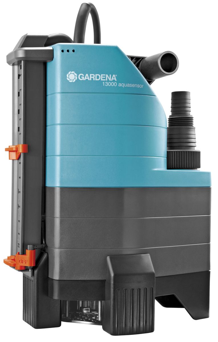 Насос дренажный Gardena 13000 Aquasensor Comfort, для грязной воды01799-20.000.00 Насос дренажный Gardena 13000 Aquasensor Comfort, для грязной воды01799-20.000.00Насос дренажный для грязной воды 13000 AquaSensor Comfort (с обратным клапаном; диаметр частиц до 30 мм)