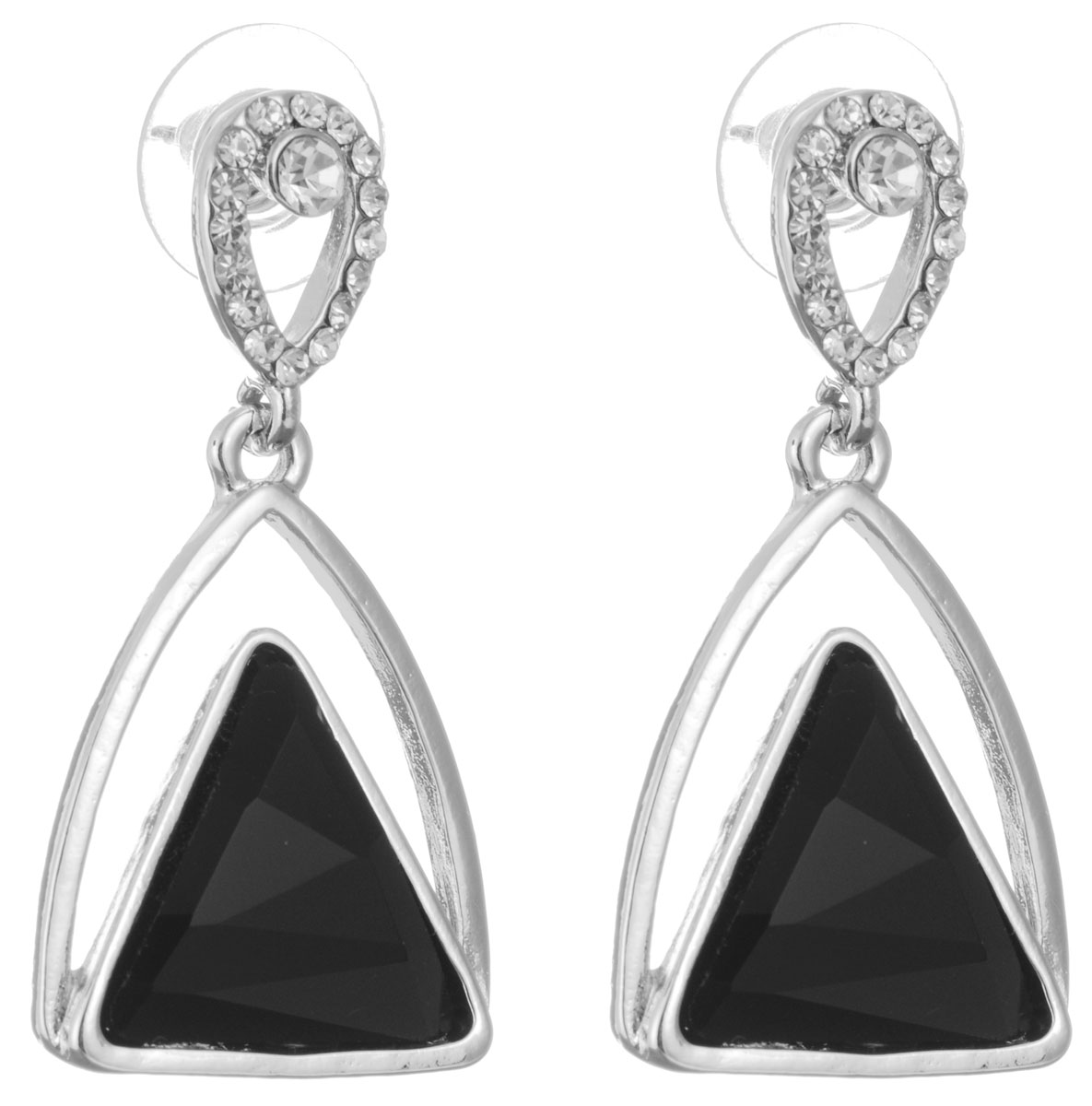 Серьги Taya, цвет: серебристый, черный. T-B-10698-EARR-SL.BLACKT-B-10698-EARR-SL.BLACK Серьги Taya, цвет: серебристый, черный. T-B-10698-EARR-SL.BLACKT-B-10698-EARR-SL.BLACKОригинальные серьги Taya, выполненные из металлического сплава в виде капелек с небольшими подвесками декорированными стразами, придадут вашему образу изюминку, подчеркнут красоту или преобразят повседневный наряд. Застегиваются на замок-гвоздик с пластиковой заглушкой. Такие серьги позволит вам с легкостью воплотить самую смелую фантазию и создать собственный, неповторимый образ.