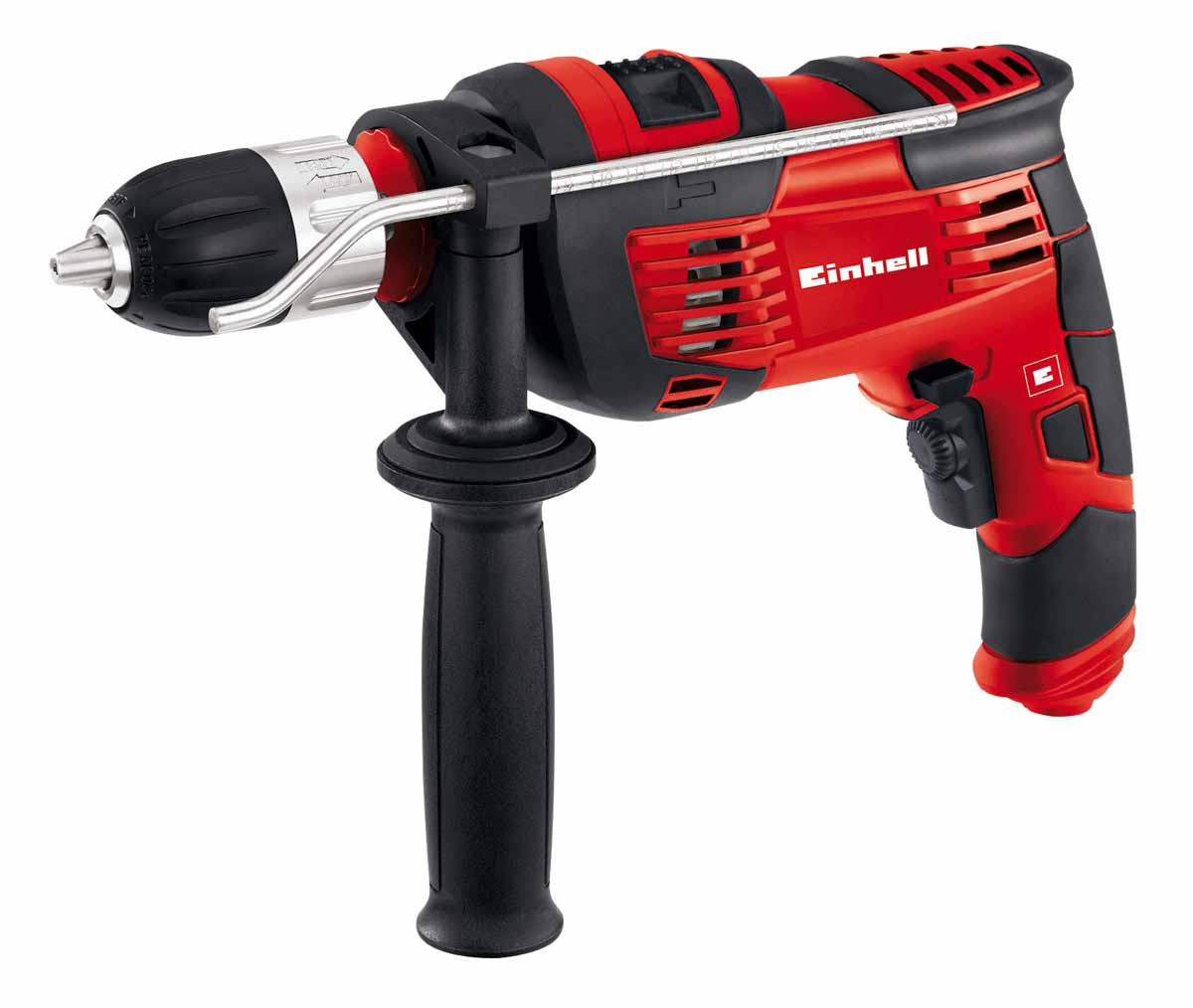 Дрель ударная EINHELL TH-ID 720/1 E4259819 Дрель ударная EINHELL TH-ID 720/1 E4259819Мощность: 720 Вт. Скорость вращения: 0-2700 об/мин. Частота ударов: 0-43000 уд/мин. max. диаметр сверления в дерево/бетон/металл: 30/13/10 мм, регулировка оборотов, быстрозажимной патрон 13 мм, вес 2,3/2,5кг.