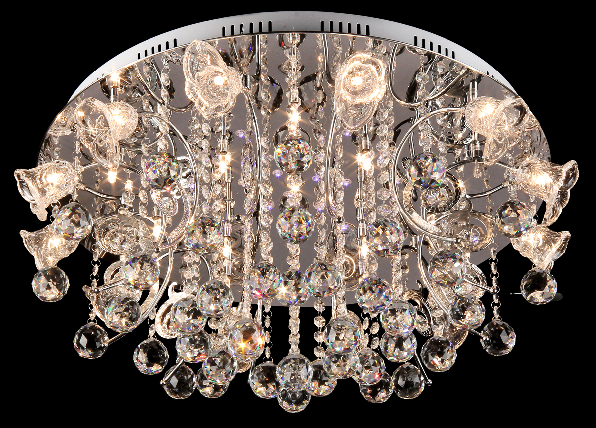 Люстра Natali Kovaltseva 10299/27C CHROME10299/27C CHROME Люстра Natali Kovaltseva 10299/27C CHROME10299/27C CHROMED68 x H27 cm