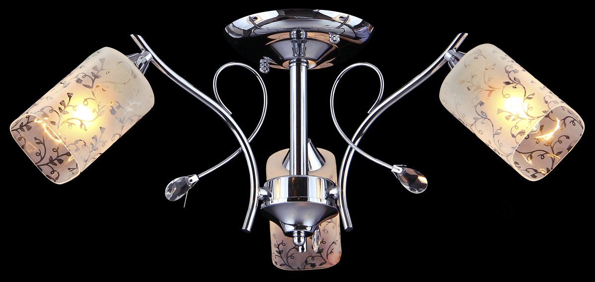 Люстра Natali Kovaltseva 10701/3C CHROME10701/3C CHROME Люстра Natali Kovaltseva 10701/3C CHROME10701/3C CHROMED55 x H23 cm