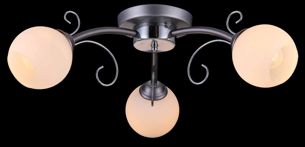 Люстра Natali Kovaltseva 11407/3C CHROME, GREY11407/3C CHROME, GREY Люстра Natali Kovaltseva 11407/3C CHROME, GREY11407/3C CHROME, GREYD64 x H18 cm