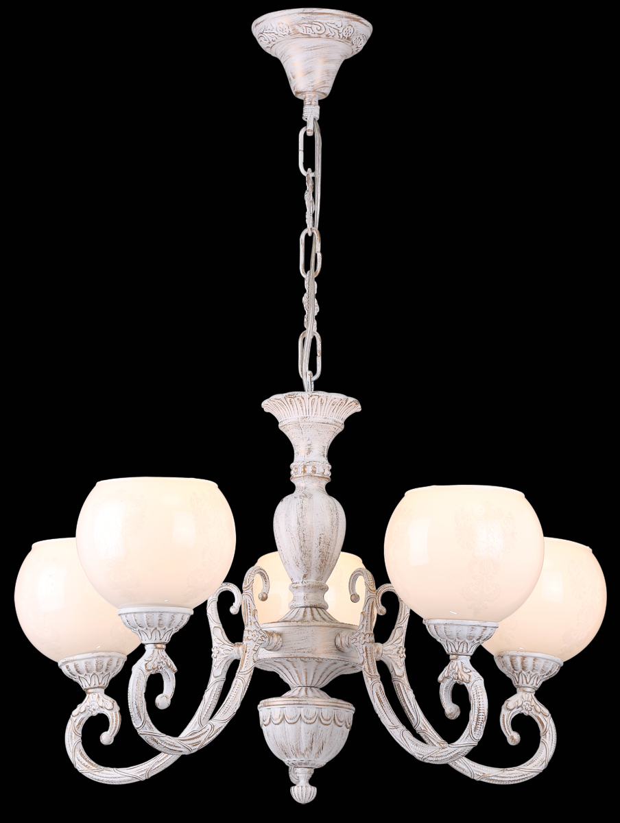 Люстра Natali Kovaltseva PASSION 11360/5С WHITE GOLDPASSION 11360/5С WHITE GOLD Люстра Natali Kovaltseva PASSION 11360/5С WHITE GOLDPASSION 11360/5С WHITE GOLDD53 x H37,5 cm