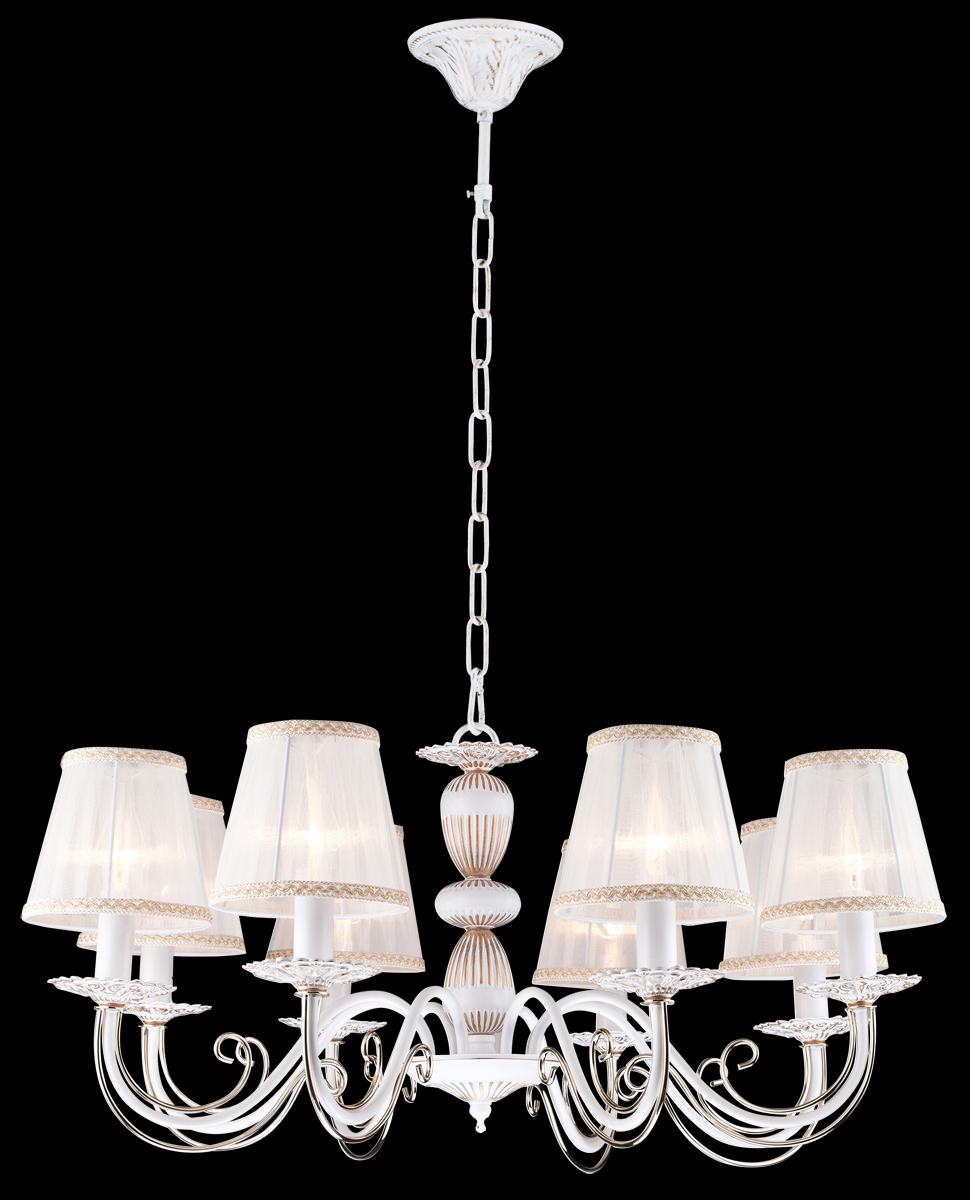 Люстра Natali Kovaltseva SCARLETT II 11392/8C WHITE GOLDSCARLETT II 11392/8C WHITE GOLD Люстра Natali Kovaltseva SCARLETT II 11392/8C WHITE GOLDSCARLETT II 11392/8C WHITE GOLDL76 x W76 x H37 cm