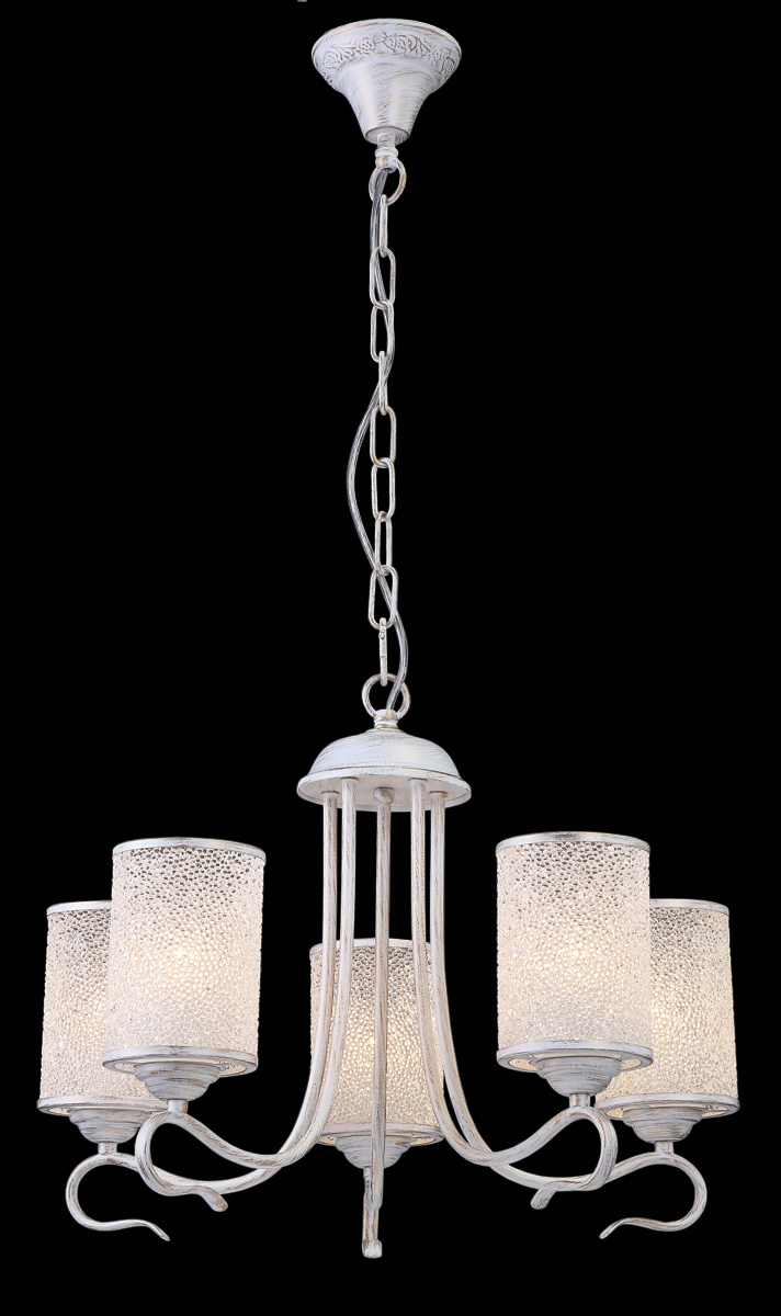 Люстра Natali Kovaltseva STYLE 11378/5С WHITE GOLDSTYLE 11378/5С WHITE GOLD Люстра Natali Kovaltseva STYLE 11378/5С WHITE GOLDSTYLE 11378/5С WHITE GOLDD50 x H385 cm