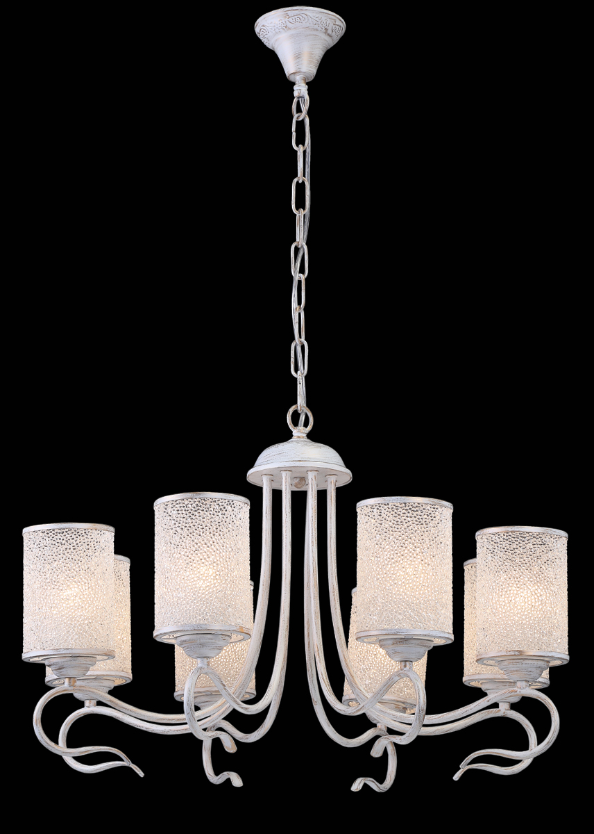 Люстра Natali Kovaltseva STYLE 11378/8С WHITE GOLDSTYLE 11378/8С WHITE GOLD Люстра Natali Kovaltseva STYLE 11378/8С WHITE GOLDSTYLE 11378/8С WHITE GOLDD63 x H41 cm