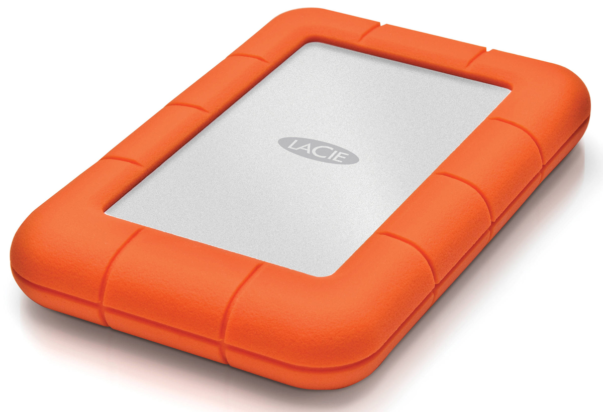 LaCie Rugged Mini 500GB внешний жесткий диск301556 LaCie Rugged Mini 500GB внешний жесткий диск301556LaCie Rugged Mini - мобильный внешний жесткий диск, выполненный в форм-факторе 2,5 дюйма, привлекает внимание своим необычным видом. Резиновые манжеты выполняют не только декоративную, но и защитную функцию. Устройству не страшны не только царапины и удары, но и проливной дождь, а также сильнейшее давление. Разъем USB 3.0 гарантирует подключение к любому девайсу, оборудованному аналогичным портом.Более того, аппарат имеет полную обратную совместимость с USB 2.0. Поддерживается аппаратное шифрование AES. Скорость вращения шпинделя: 7200 об/мин Падение с высоты 1,2 м Давление: 1000 кг Совместимые ОС: Windows 7, Windows 8 и выше / Mac OS X 10.5 и выше
