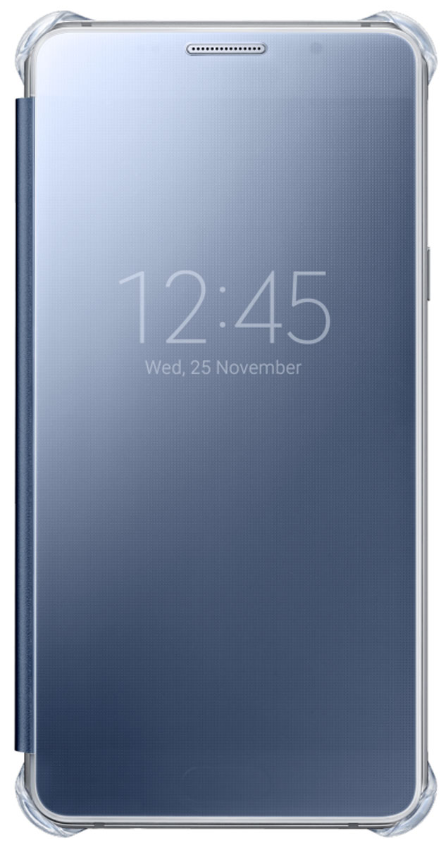 Samsung EF-ZA510 Clear View чехол для Galaxy A5 (2016), Dark BlueEF-ZA510CBEGRU Samsung EF-ZA510 Clear View чехол для Galaxy A5 (2016), Dark BlueEF-ZA510CBEGRUClear View Cover, созданный специально для модели смартфона Samsung Galaxy A5 2016, позволяет идти в ногу со временем и является одной из разновидностей умных чехлов. Чехол надежно защищает смартфон со всех сторон, включая экран, от царапин, пыли и повреждений. При этом защиту экрана обеспечивает прозрачная крышка из оргстекла, покрытого лаком. Она настолько функциональна, что сквозь нее виден весь дисплей целиком. Так вы всегда будете в курсе происходящего: новостей, времени, погоды, входящих сообщений и уведомлений. Чехол на страже вашего времени – при звонке не нужно открывать чехол – прозрачная лаковая поверхность чехла реагирует на прикосновения и позволяет вам ответить на важные звонки, не открывая крышки смартфона.
