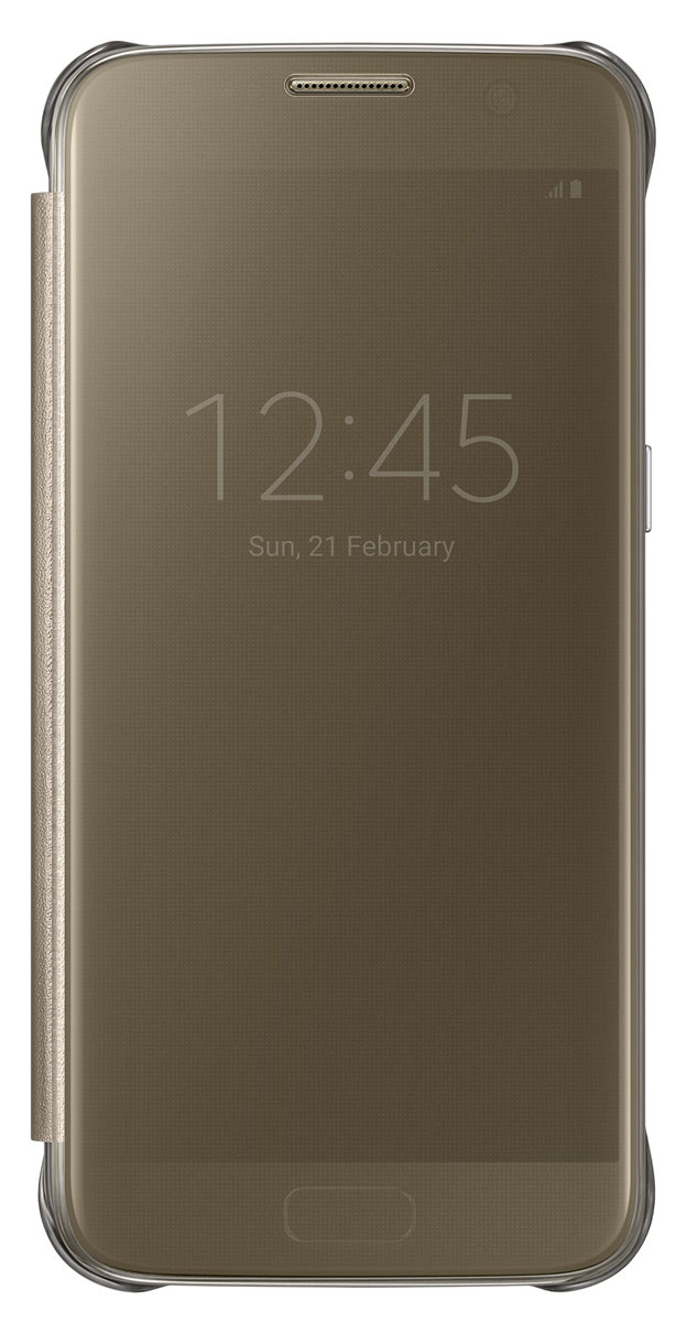 Samsung EF-ZG930 Clear View Cover чехол для Galaxy S7, GoldEF-ZG930CFEGRU Samsung EF-ZG930 Clear View Cover чехол для Galaxy S7, GoldEF-ZG930CFEGRUТонкий полупрозрачный чехол Samsung EF-ZG930 Clear View Cover подчеркивает стиль и изящество Galaxy S7. Плавные линии чехла настолько гармонично дополняют дизайн телефона, что практически полностью сохраняют первоначальный вид устройства, эффективно защищая его от повреждений. Получите доступ ко всем основным функциям телефона, включая приём входящих вызовов и управление воспроизведением музыки, без необходимости открывать крышку чехла. Благодаря специальному покрытию, устойчивому к появлению отпечатков пальцев, вы можете наслаждаться чистым внешним видом устройства как будто вы только что достали его из коробки.