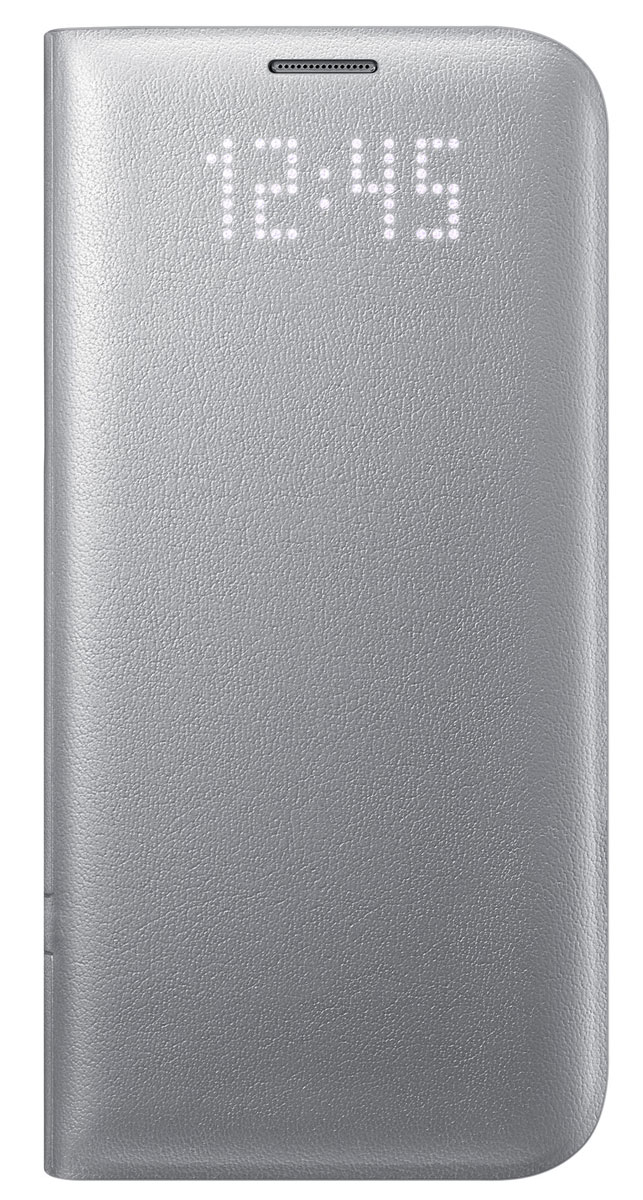 Samsung EF-NG935 LED View Cover чехол для Galaxy S7 Edge, SilverEF-NG935PSEGRU Samsung EF-NG935 LED View Cover чехол для Galaxy S7 Edge, SilverEF-NG935PSEGRUЧехол Samsung EF-NG935 LED View Cover выглядит как обыкновенный чехол, но стоит вам получить уведомление, как оно моментально отобразится на его лицевой поверхности. Главной особенностью чехла является встроенный светодиодный дисплей, позволяющий посмотреть время или проверить уровень заряда аккумулятора не раскрывая чехол. Вы также можете присвоить специальные иконки различным контактам, чтобы моментально определить, кто вам звонит. Достаточно просто провести пальцем по поверхности чехла, где размещён светодиодный дисплей, чтобы принять или сбросить входящий вызов, выключить будильник или таймер. Дизайн чехла ещё никогда не был настолько продуман. Экран смартфона моментально включится, как только вы откроете чехол, и погаснет сразу как вы его закроете. Помимо этого, внутри имеется специальное отделение, которое можно использовать для хранения визиток или банковских карт.