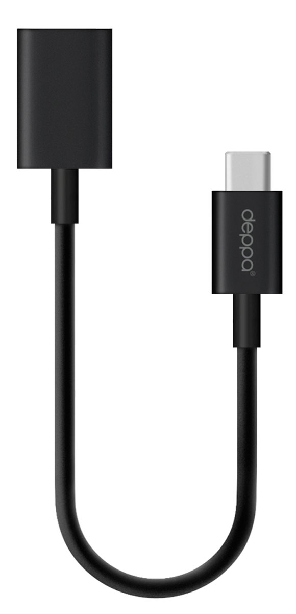 Deppa адаптер USB C - USB 3.0, Black (0.15 м)72208 Deppa адаптер USB C - USB 3.0, Black (0.15 м)72208Адаптер Deppa USB C Plug - USB A 3.0 используется для подключения устройств с разъемом USB к MacBook, Chromebook и другим устройствам с разъемом USB Type C. USB Type C - эволюция самого распространенного интерфейса в сфере компьютерной периферии и мобильных технологий. Симметричный дизайн коннектора, позволяет подключать его к порту любой стороной. Совместим с предыдущими версиями USB.