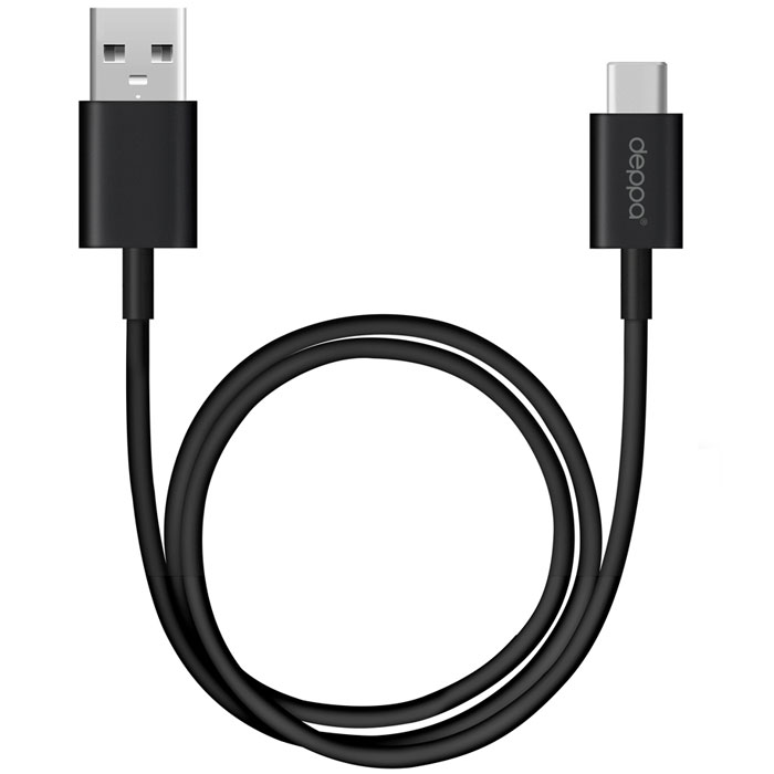 Deppa дата-кабель USB A - USB Type C, Black (1.2 м)72206 Deppa дата-кабель USB A - USB Type C, Black (1.2 м)72206Deppa дата-кабель USB A - USB Type C - эволюция самого распространенного интерфейса в сфере компьютерной периферии и мобильных технологий. Позволяет подключить смартфон или любое другое устройство с разъемом micro USB к вашему МасВоок или другому цифровому устройству, оснащенному портом USB Туре-С.