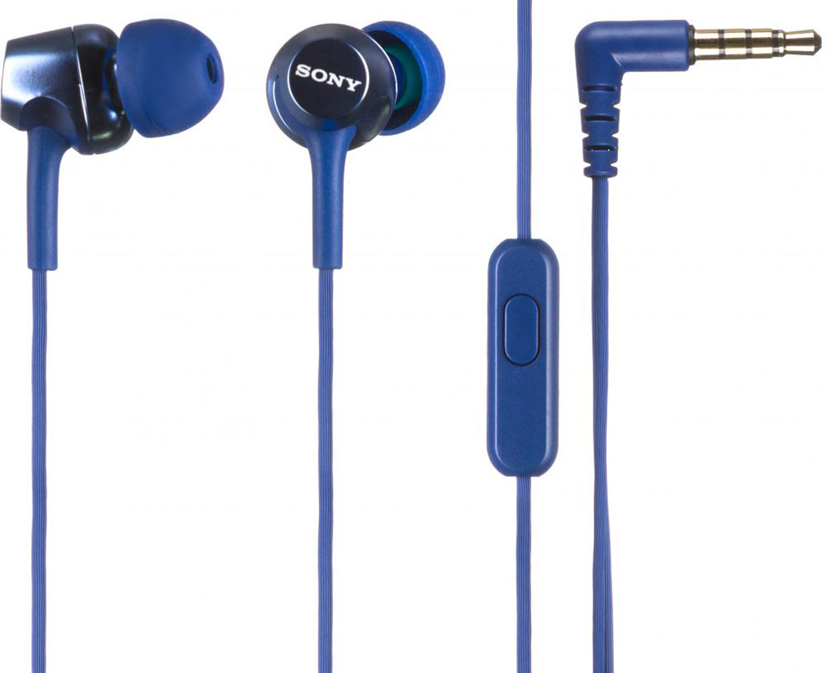 Sony MDR-EX250AP, Blue наушникиMDR-EX250AP синий Sony MDR-EX250AP, Blue наушникиMDR-EX250AP синийНаушники-вкладыши Sony MDR-EX250AP созданы для тех, кто вечно находится в движении. Удобный в использовании встроенный в кабель микрофон позволяет запросто отвечать на звонки, не вынимая смартфон из кармана или сумки. Завершив разговор можно легко вернуться к прослушиванию музыки благодаря встроенному в кабель пульту управления. Y-образный шнур