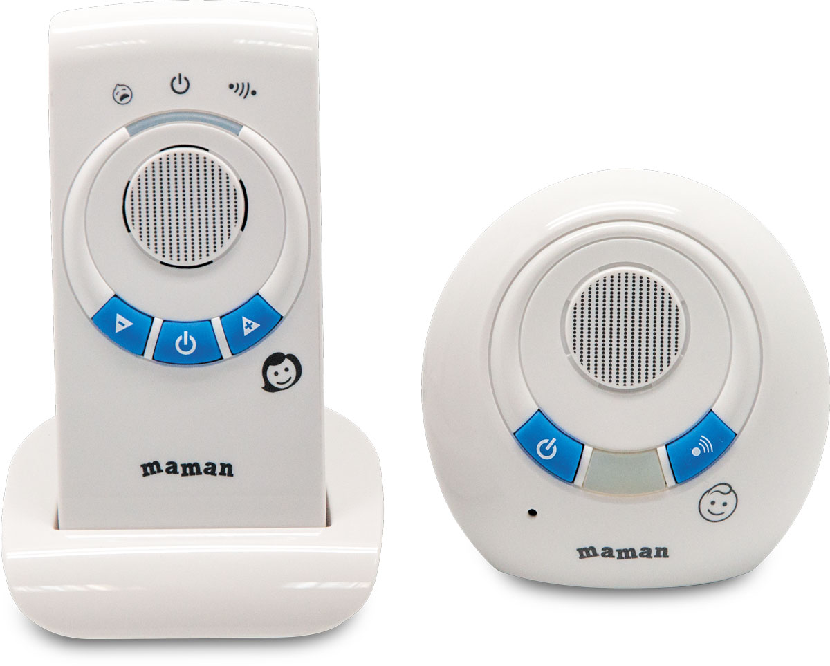 Maman Радионяня RD-2810RD-2810 Maman Радионяня RD-2810RD-2810Дальность до 300 метров. Качественный звук без помех.Возможность работы родительского блока как в стационарном (от сети), так и в переносном режимах. Детский блок работает от сети. Функция подзарядки аккумуляторов. Комплектность: Детский блок, Родительский блок, сетевой адаптер, подставка с сетевым адаптером, аккумуляторы.
